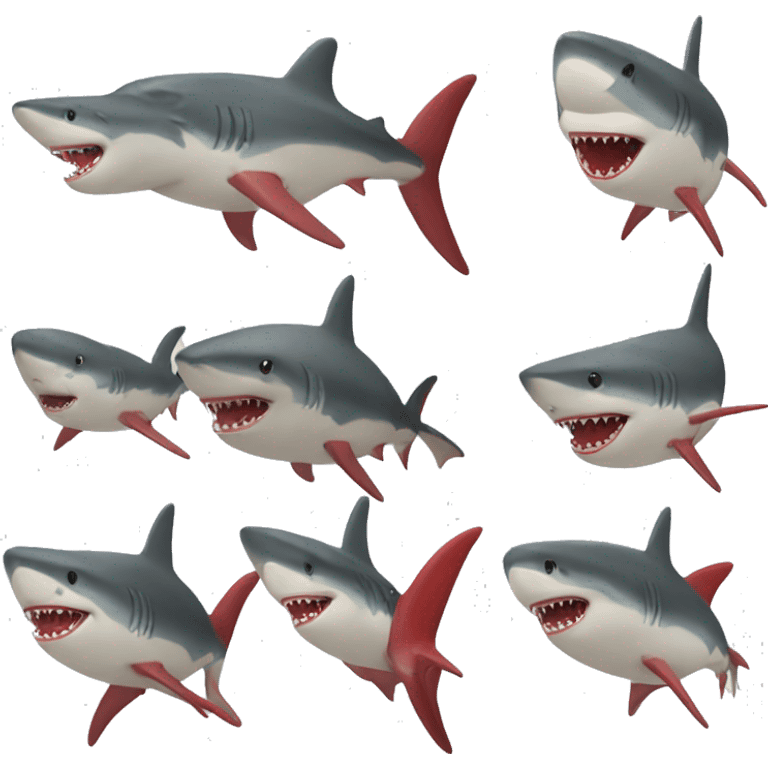 Requin rouge emoji