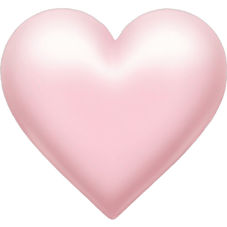 pearl light pink heart emoji