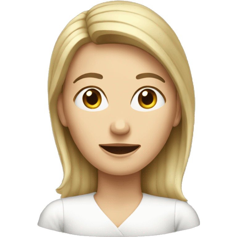 white woman on chair emoji