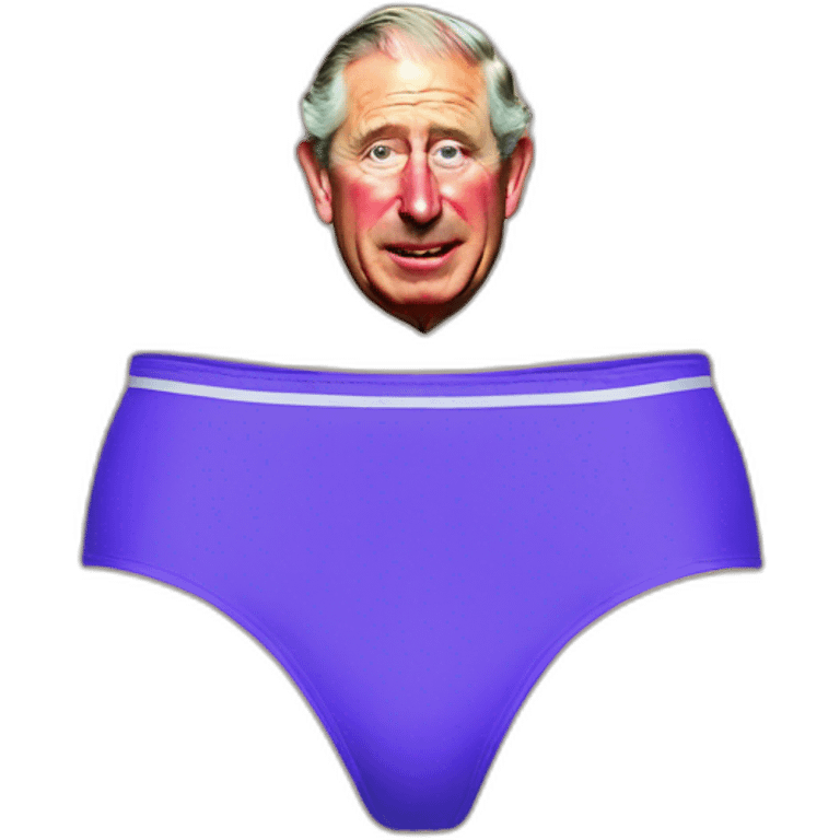 Prince Charles bikini emoji