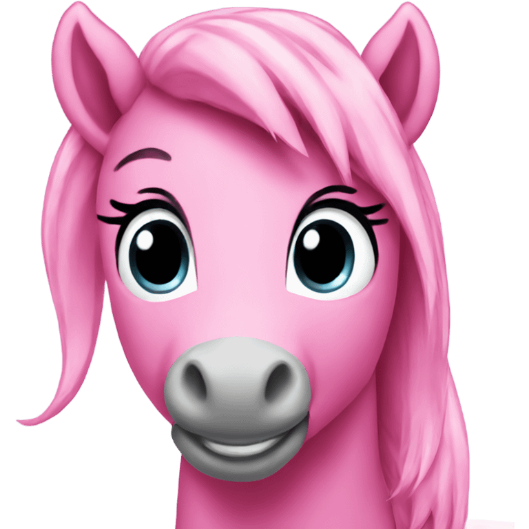 Pink pony emoji