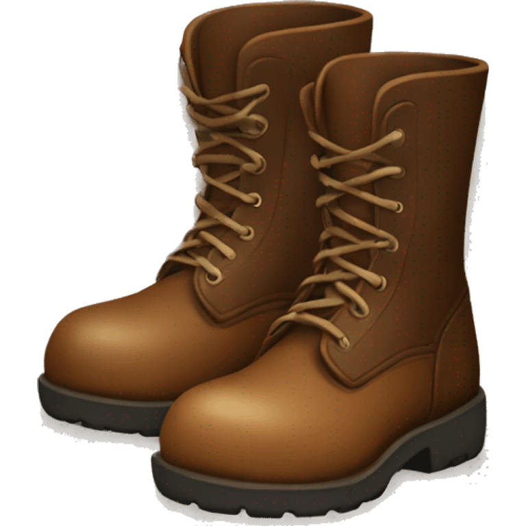 Brown boot emoji