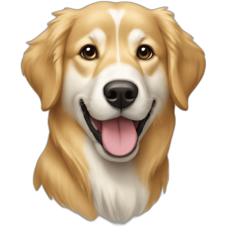 golden-retriever-and-siberian-husky emoji