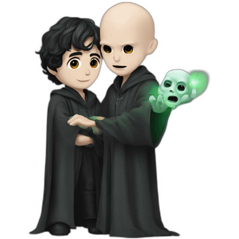 voldemort touching harry potter emoji