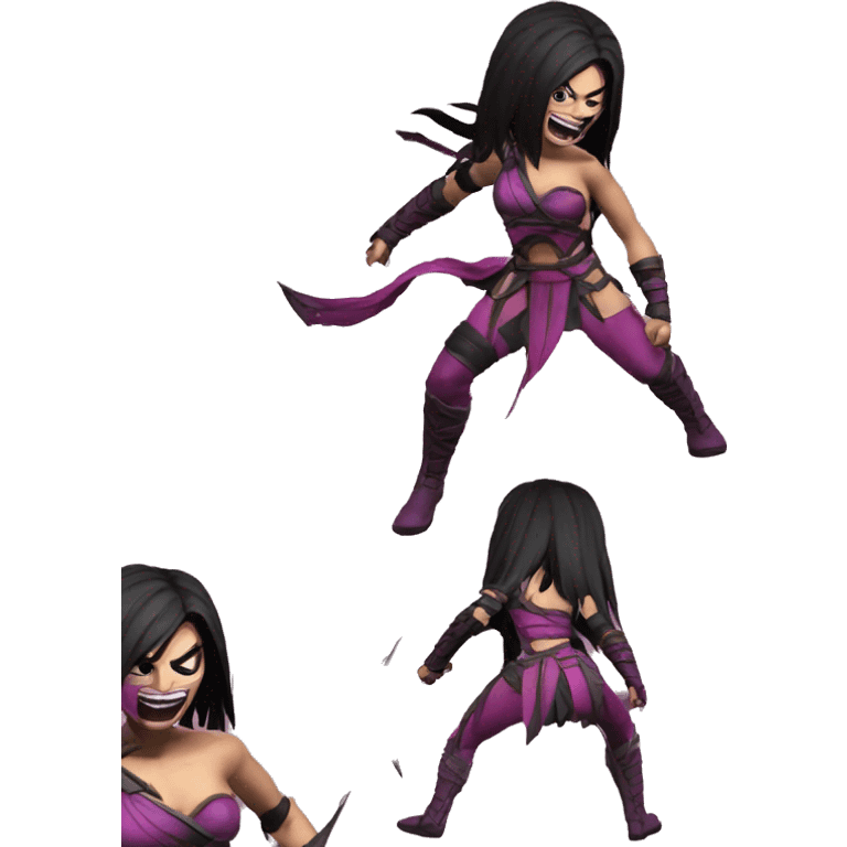 Scared Mileena Mortal Kombat X emoji