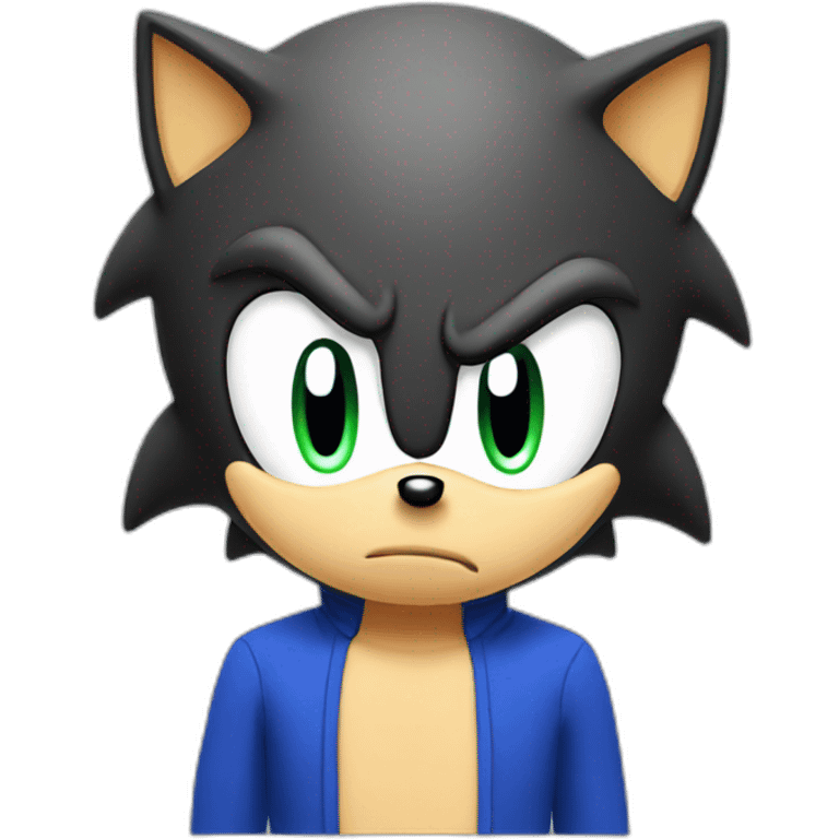 Sonic sad emoji