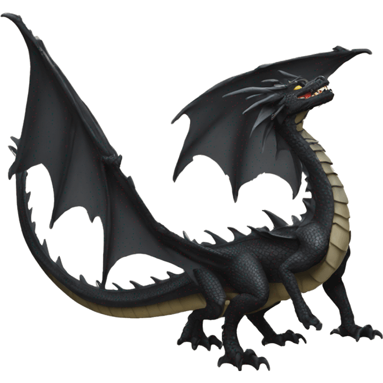 black dragon emoji