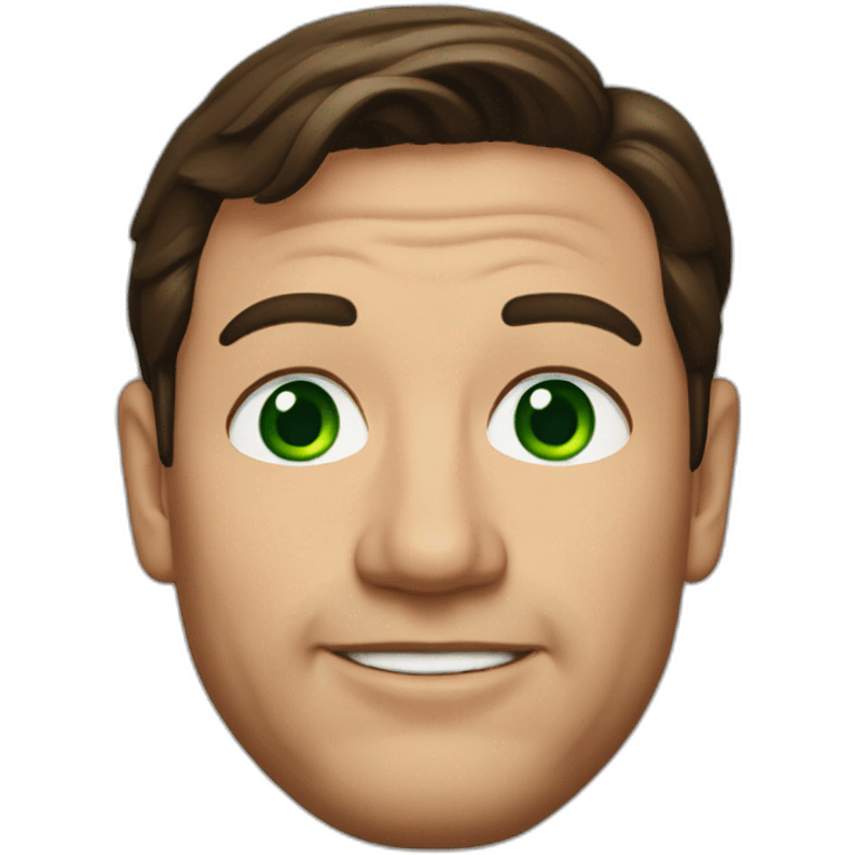 Ron deSantis, green eyes  emoji