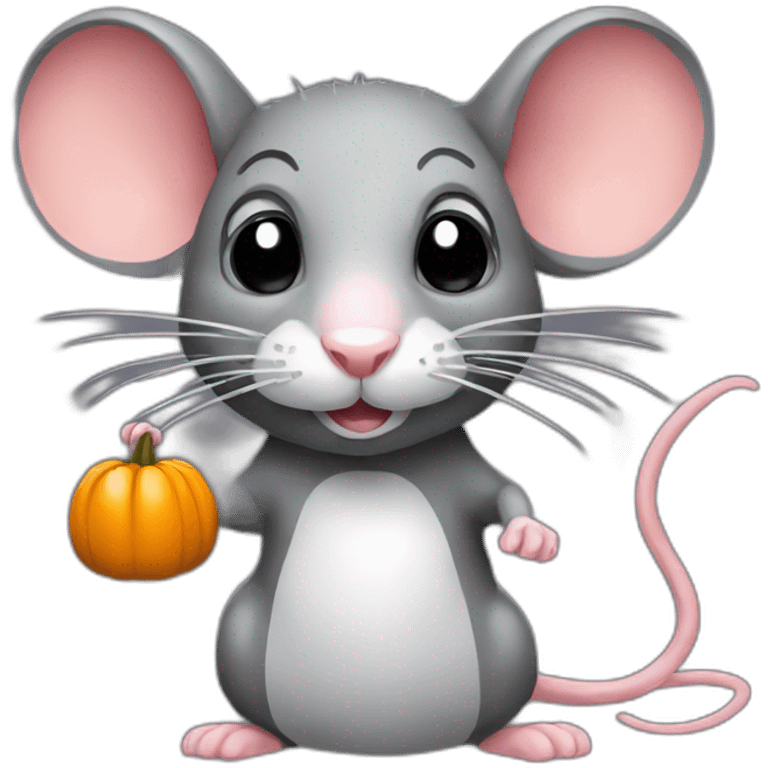 Halloween rat emoji