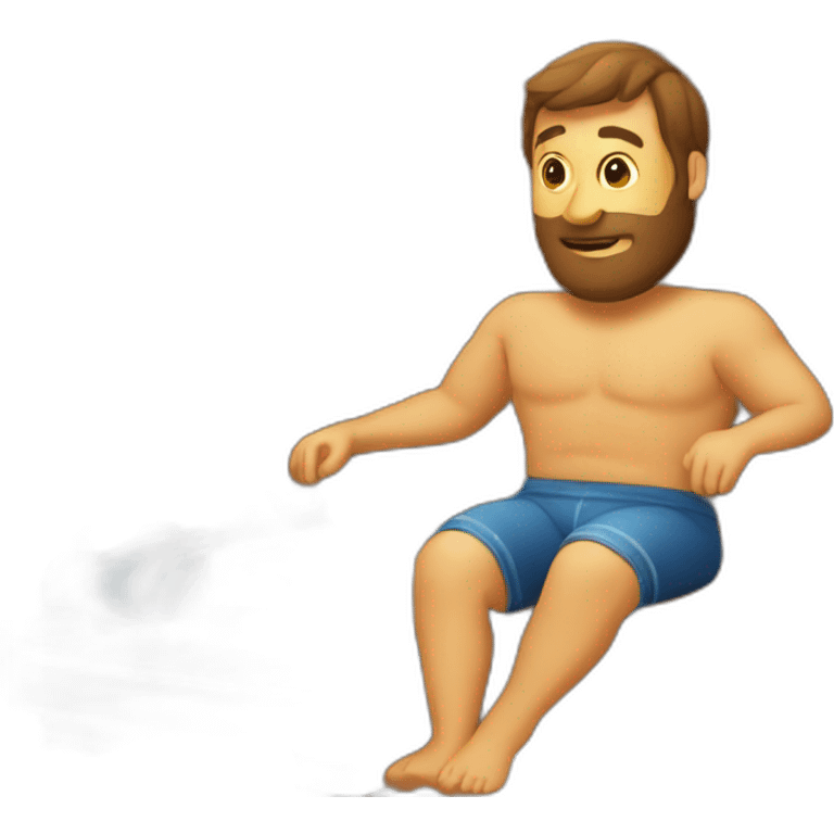 Programmer in the sauna emoji