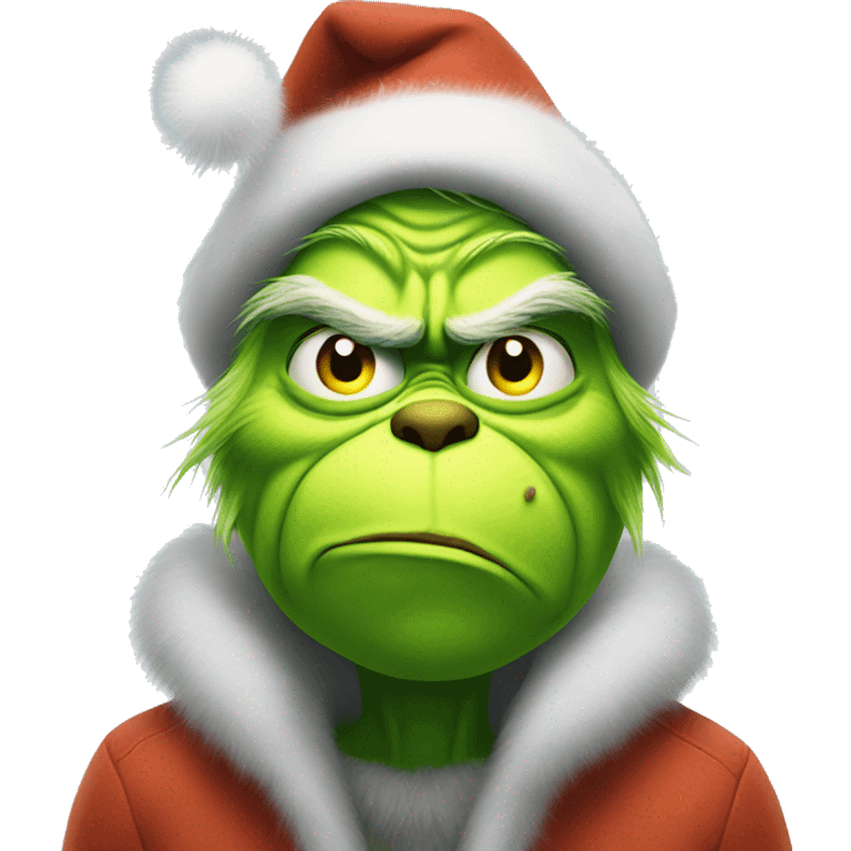 Grinch being cold emoji