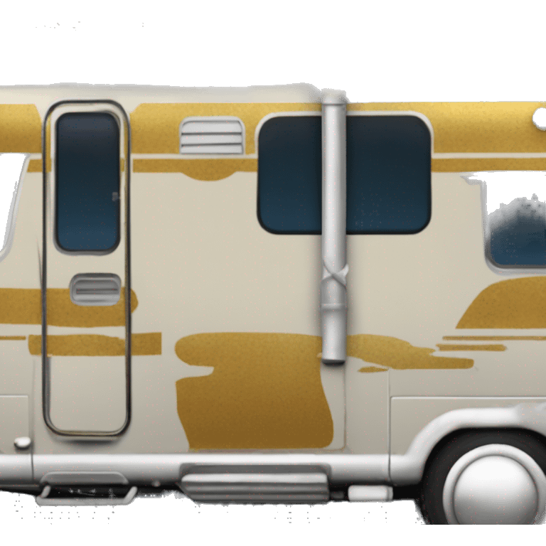  Side shot of 1975 Winnebago RV C-3PO tarnished from space emoji