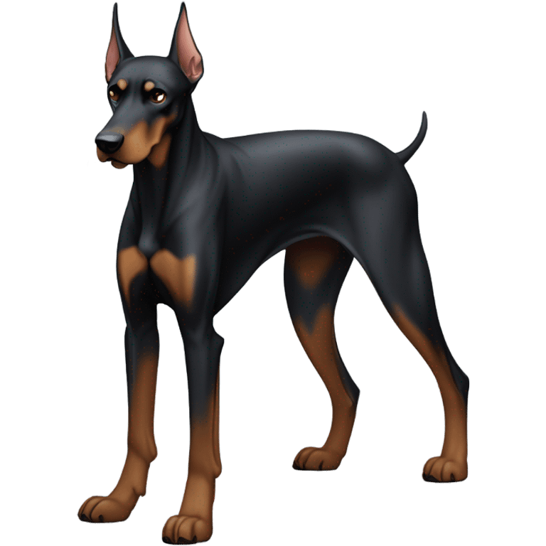 Gothic doberman emoji