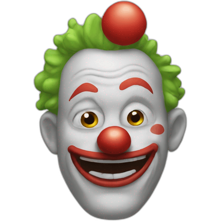 drunken clown emoji