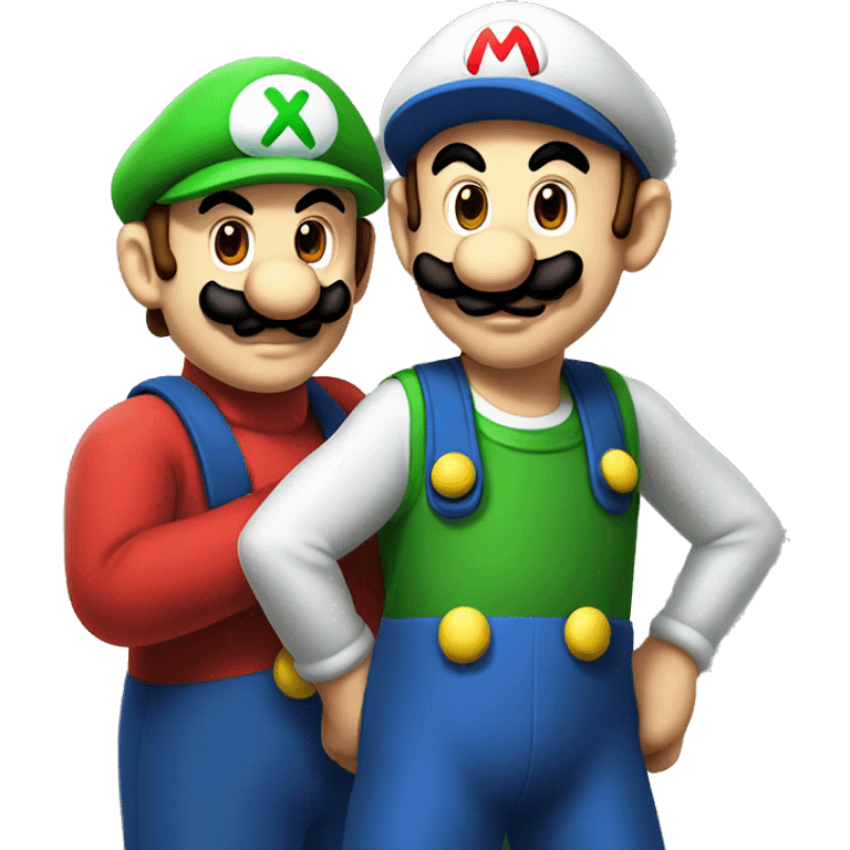 mario and luigi emoji