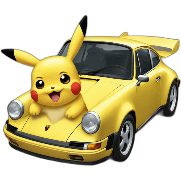 Porsche pikachu emoji