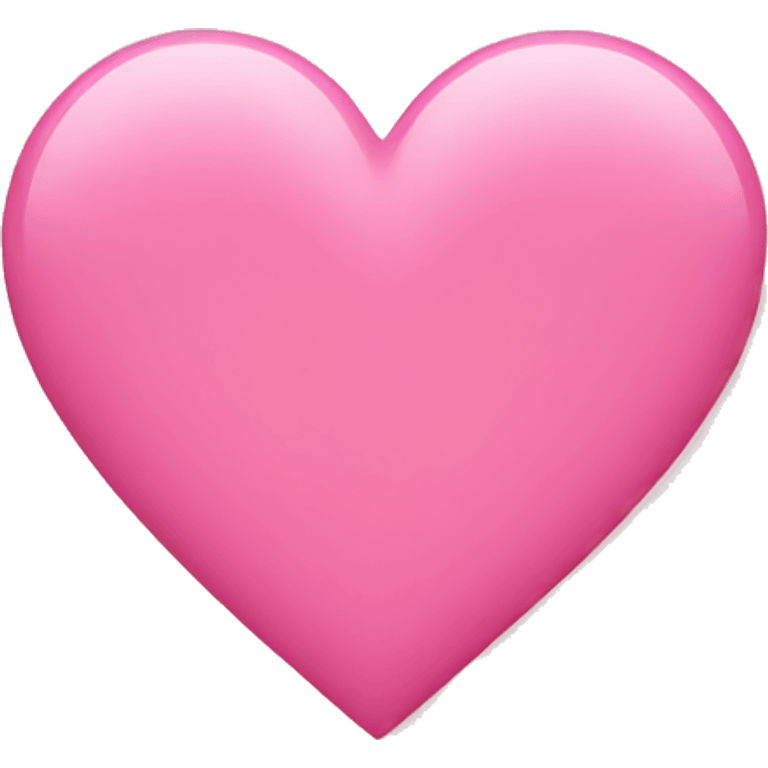 Pink heart  emoji