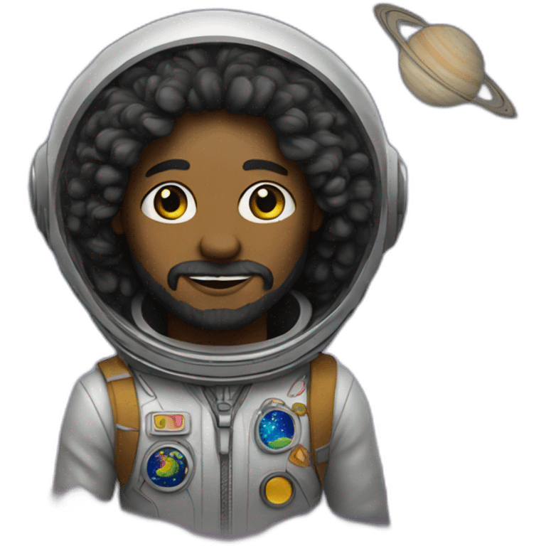 hippie in space emoji