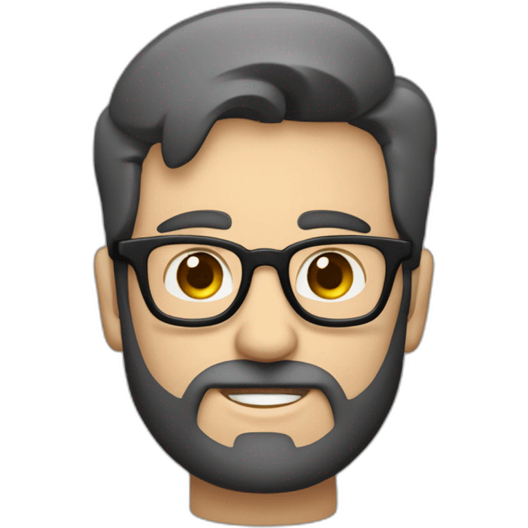 hombre con moño, barba larga, con gafas, haciendo malabares con cuatro gatos uno rubio, otro negro, otro gris  otro blanco y negro emoji