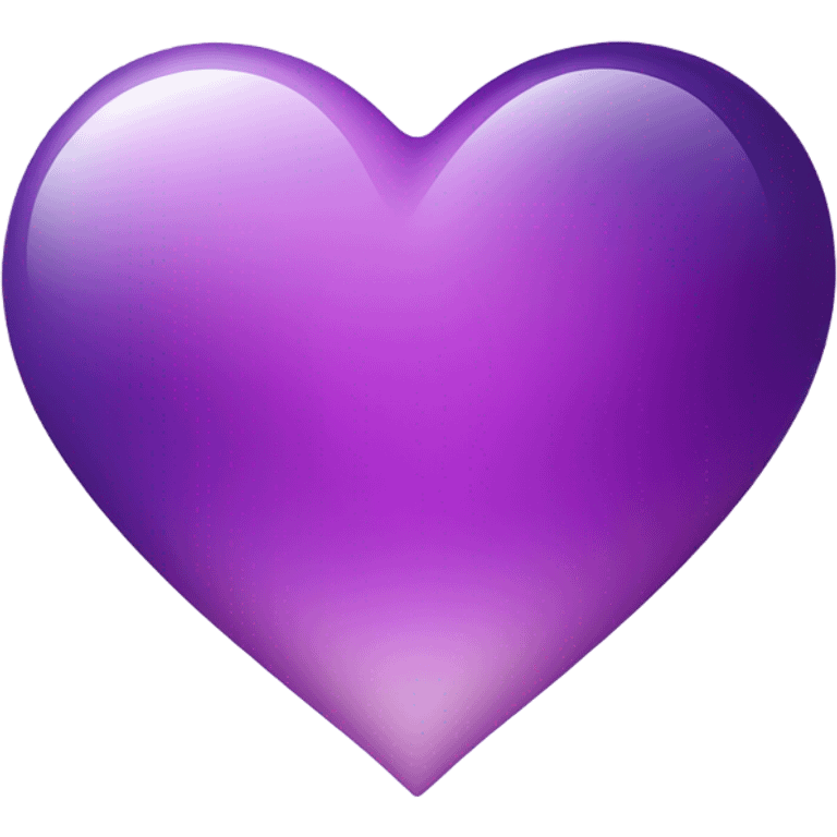 Shiny purple gradient heart  emoji