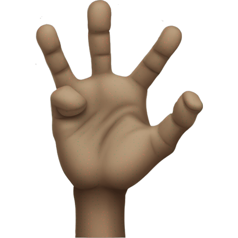 walking dead hand emoji