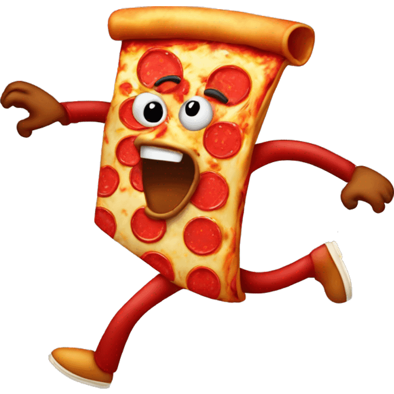 Dancing pizza emoji