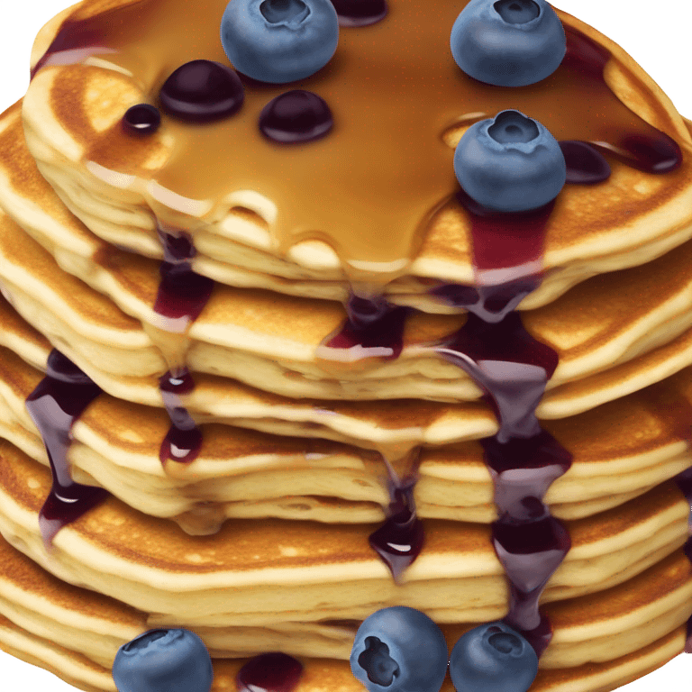 Blueberry pancakes  emoji