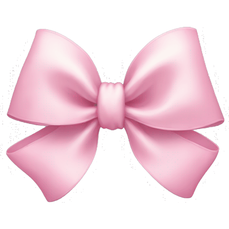 very light pink bow emoji