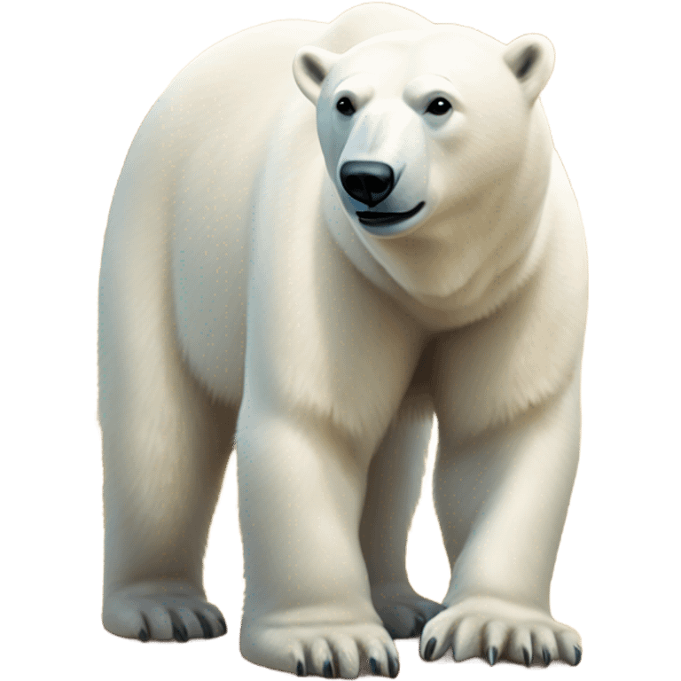 polar bear in the desert emoji