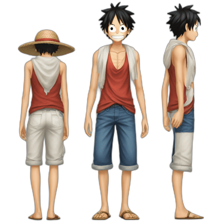 Veigh com roupa do luffy emoji