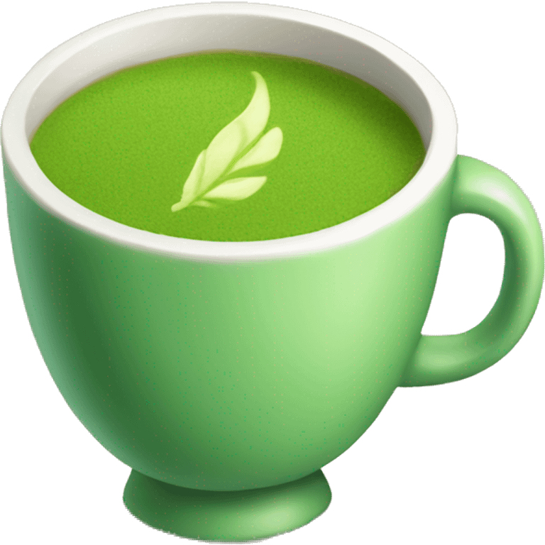 Cup of matcha  emoji