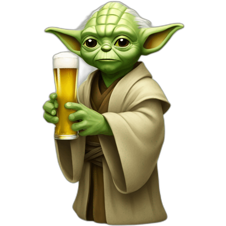 Yoda beer emoji