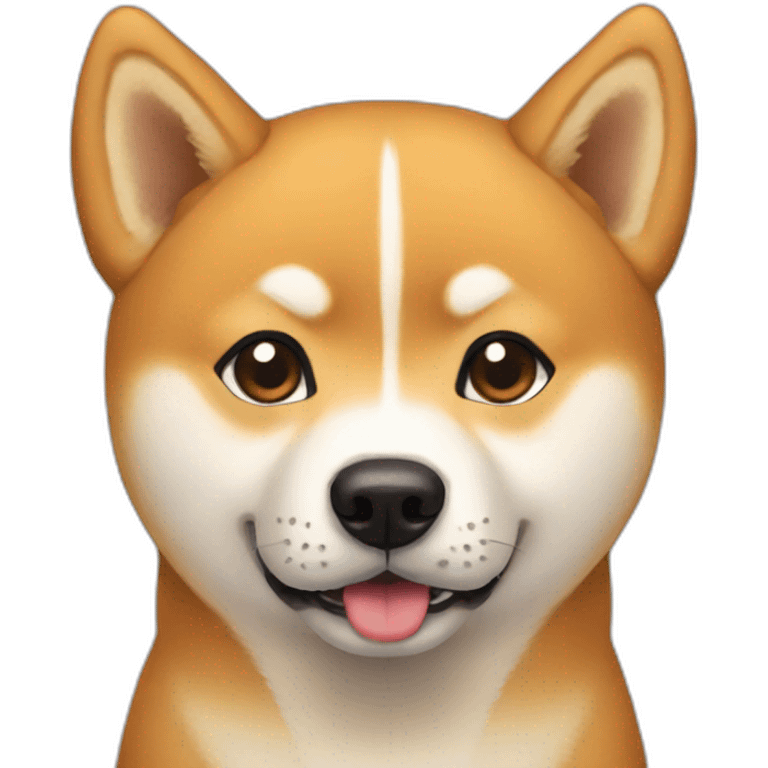 Shiba awkward emoji