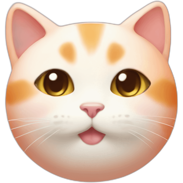 Mochi Mochi peach cat emoji