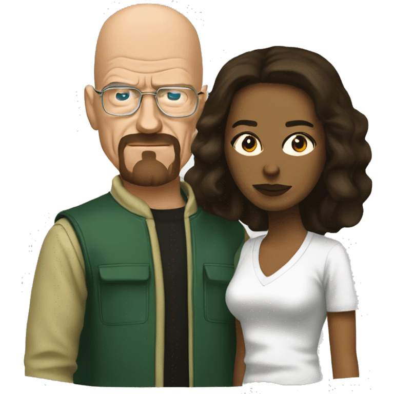 Create Hank and Marie from breaking bad tv show  emoji