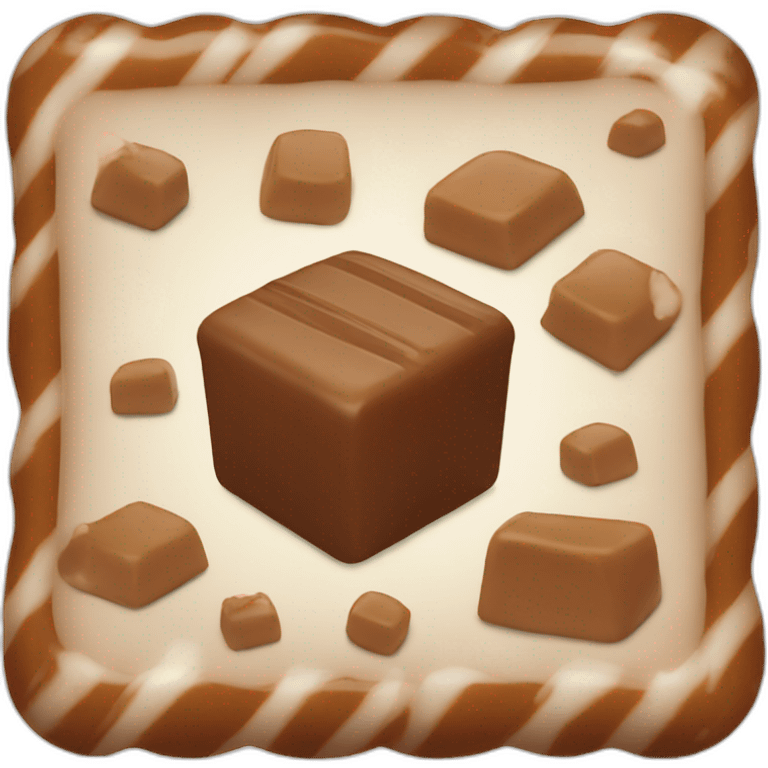 square carmel candy emoji