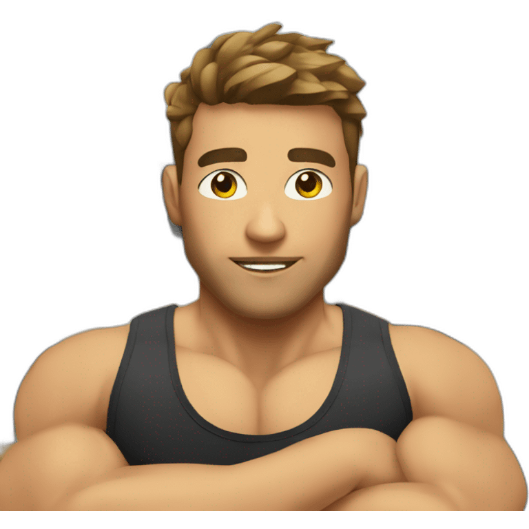 persona en el gym emoji