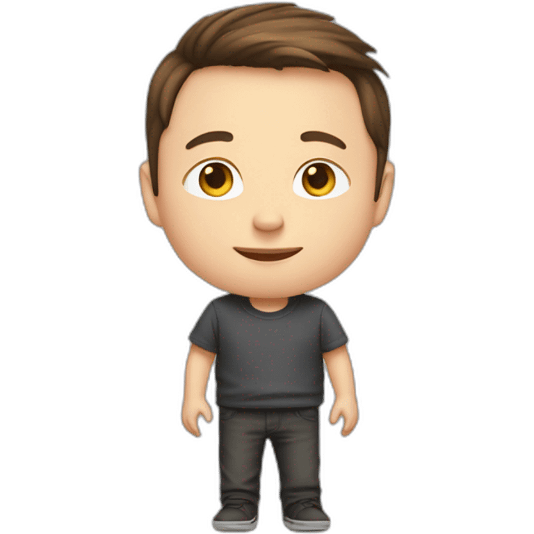 Elon musk quand il était enfant emoji