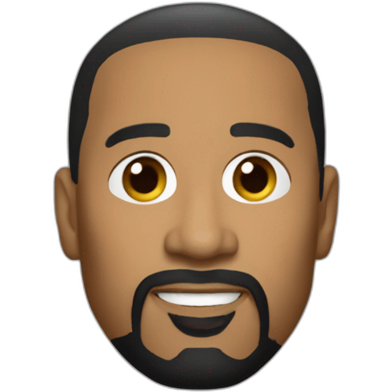 espn stephen a. smith head with goatee emoji