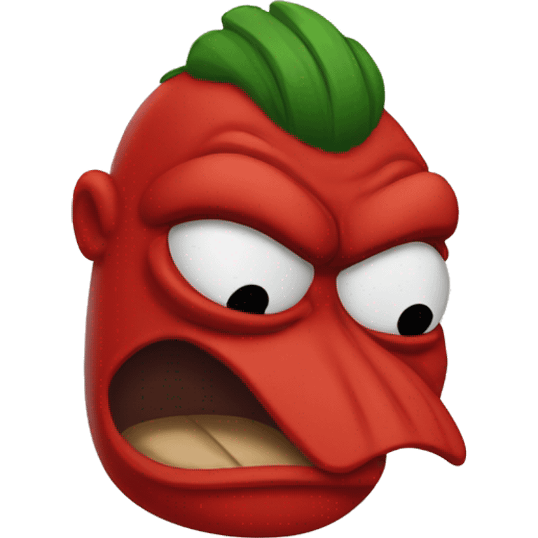 red pepe tantrum emoji emoji