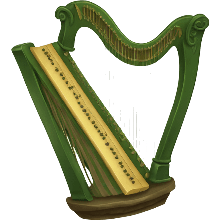 Irish harp emoji