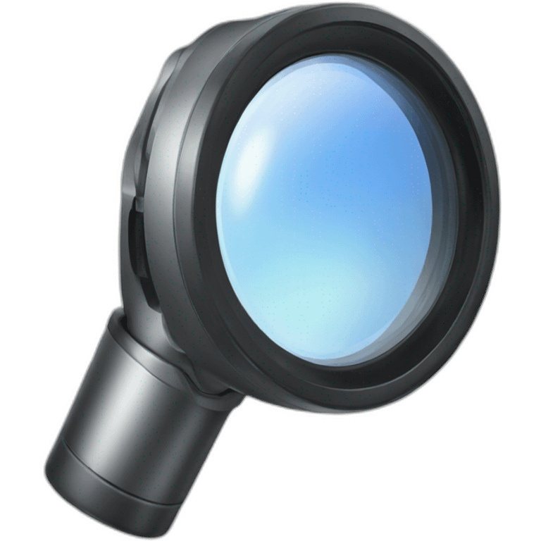 Magnifier camera emoji