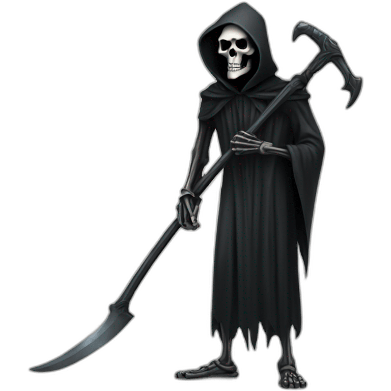 grim reaper standing with a scythe  emoji