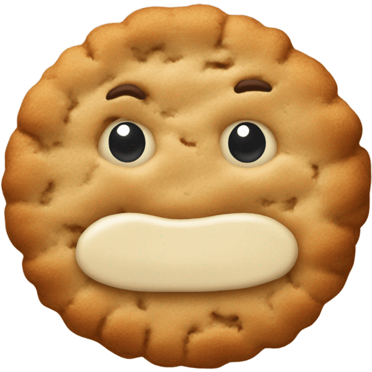 oatmeal cookie emoji