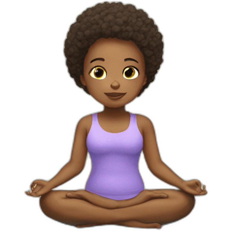 Bebe yoga emoji