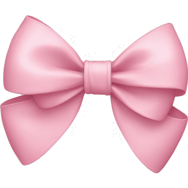 Pastel pink bow emoji