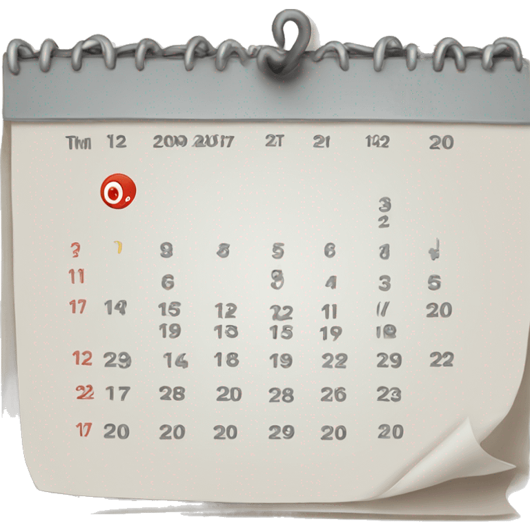 calendar emoji