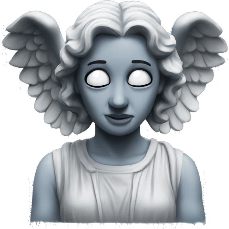 weeping angel statue  emoji