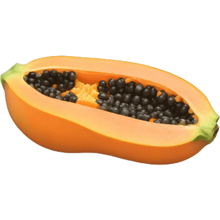 Papaya emoji