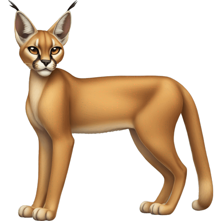 Full body caracal emoji